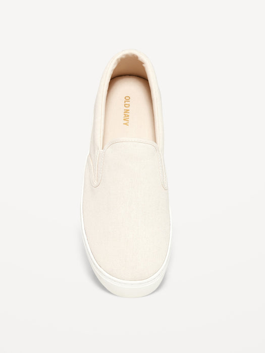 Canvas Slip-On Sneakers for Women