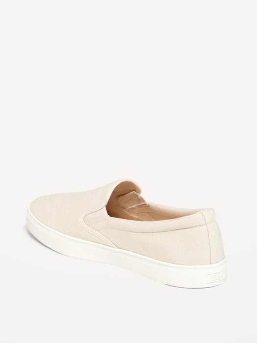 Canvas Slip-On Sneakers for Women
