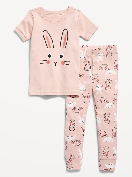 Unisex Printed Snug-Fit Pajama Set for Toddler