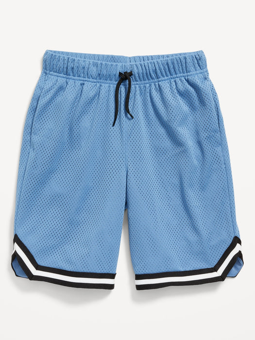 Mesh Basketball Shorts for Boys (At Knee)