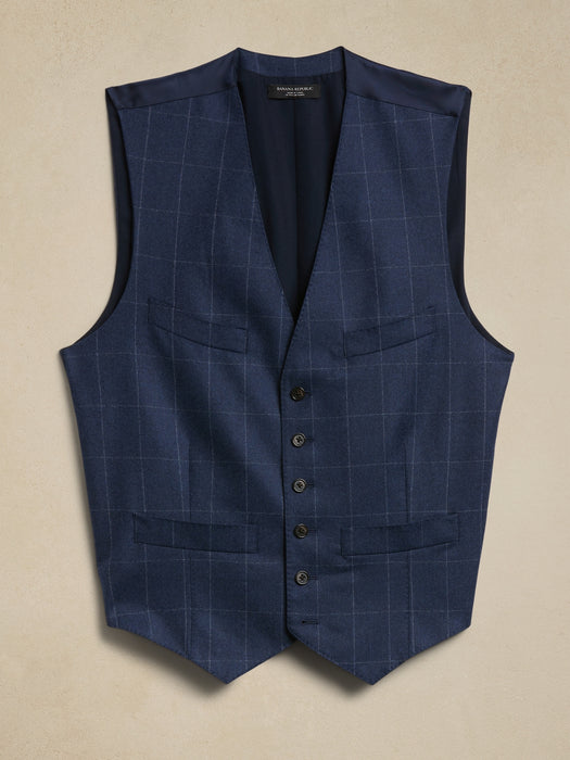 Perfect Italian Flannel Suit Vest