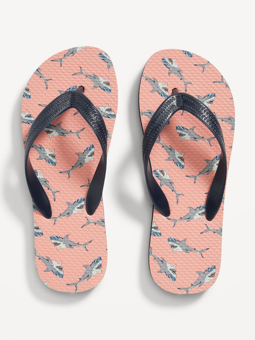 Printed Flip-Flop Sandals for Boys (Partially Plant-Based)