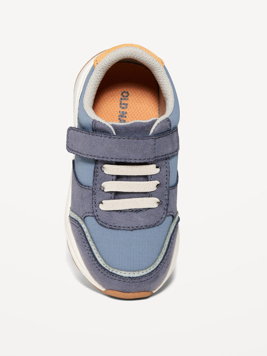 Unisex Canvas Color-Blocked Sneakers for Toddler