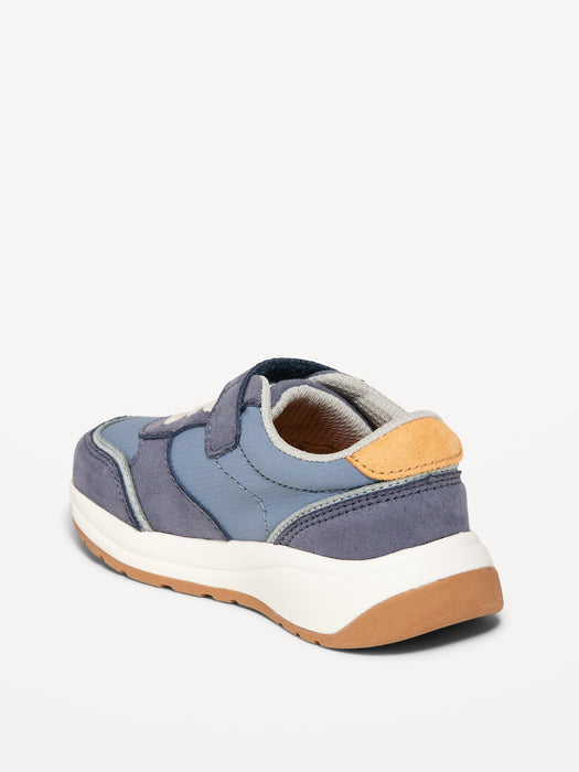Unisex Canvas Color-Blocked Sneakers for Toddler
