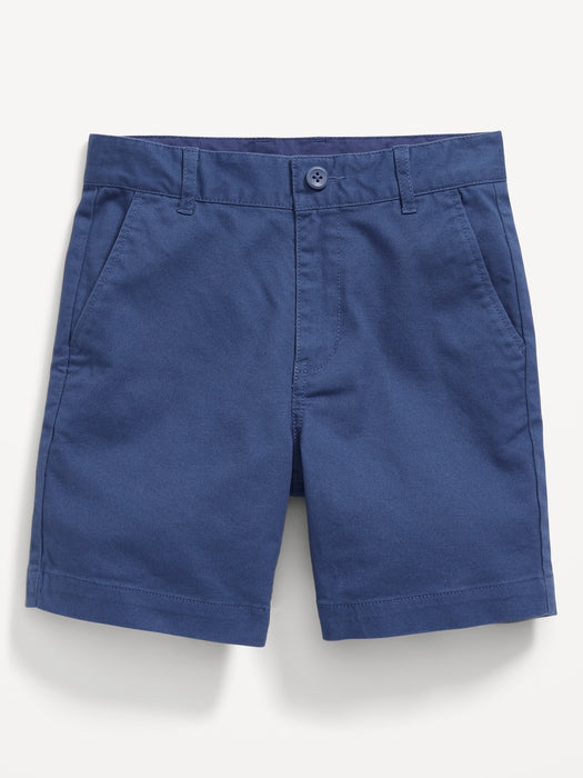 Built-In Flex Straight Twill Shorts for Boys (Above Knee)