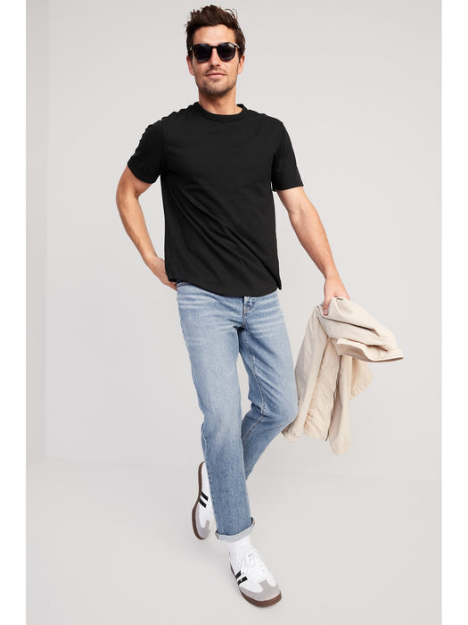 Soft-Washed Curved-Hem T-Shirt for Men