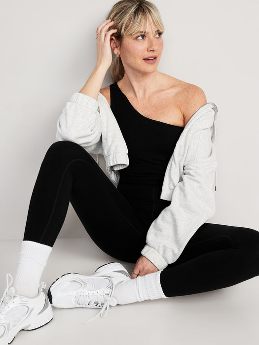 One-Shoulder PowerChill 7/8-Length Bodysuit for Women