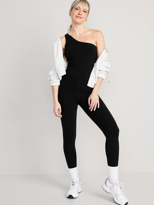 One-Shoulder PowerChill 7/8-Length Bodysuit for Women