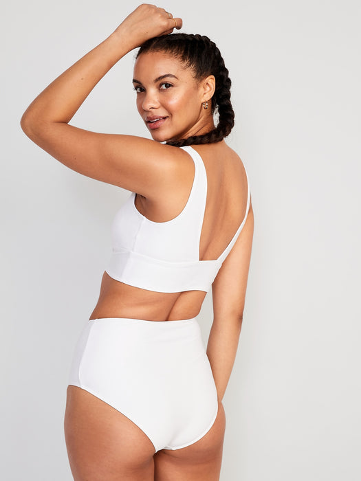 High-Waisted Classic Bikini Swim Bottoms for Women