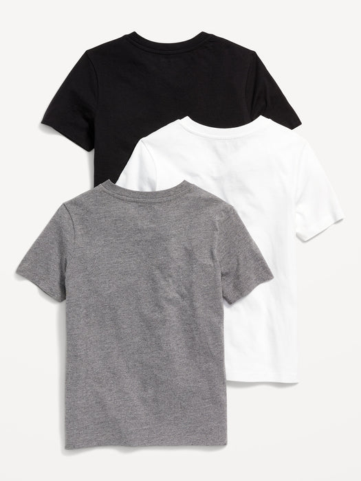 Short-Sleeve V-Neck T-Shirt 3-Pack for Boys