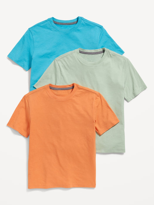 Softest Crew-Neck T-Shirt 3-Pack for Boys