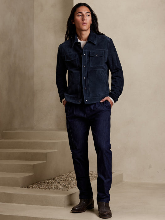 Suede Trucker Jacket