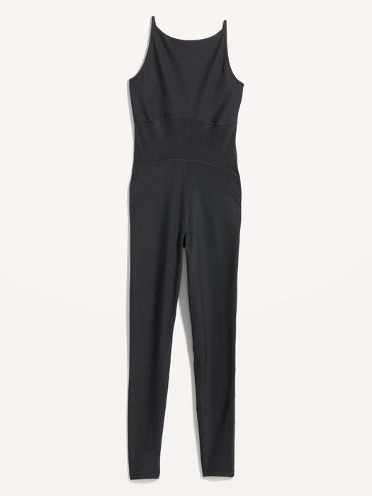 PowerLite Lycra® ADAPTIV Boat-Neck Cropped Bodysuit for Women