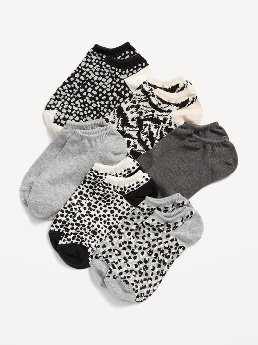 Novelty Ankle Socks 6-Pack for Women