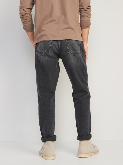 Loose Taper Built-In Flex Ankle-Length Jeans for Men