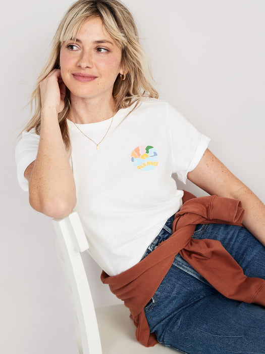 EveryWear Logo Graphic T-Shirt for Women