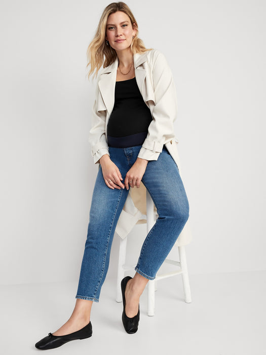 Maternity Sleeveless Square-Neck Bodysuit