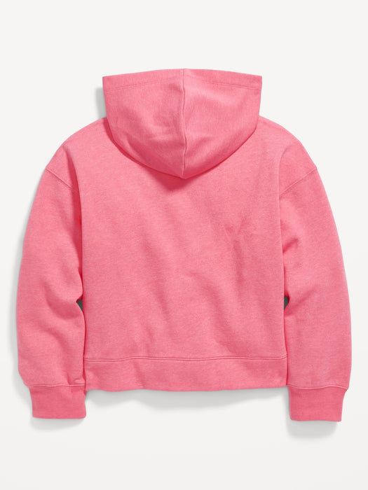 Long-Sleeve Graphic Pullover Hoodie for Girls