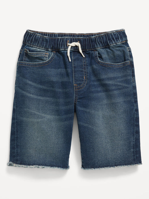 360° Stretch Pull-On Jean Shorts for Boys (At Knee)