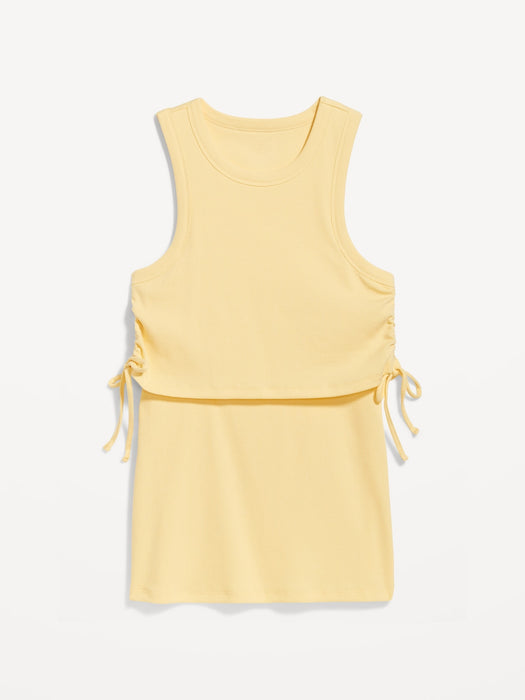 Maternity EveryWear Sleeveless Tie-Side Nursing Top