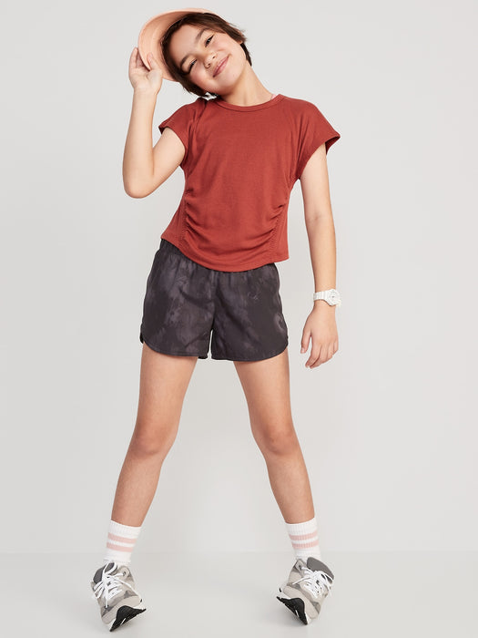 Dolphin-Hem Run Shorts for Girls
