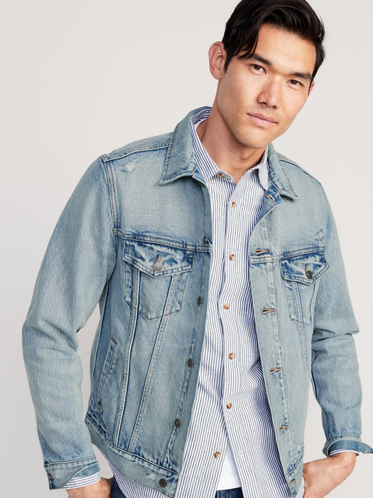 Non-Stretch Jean Jacket for Men