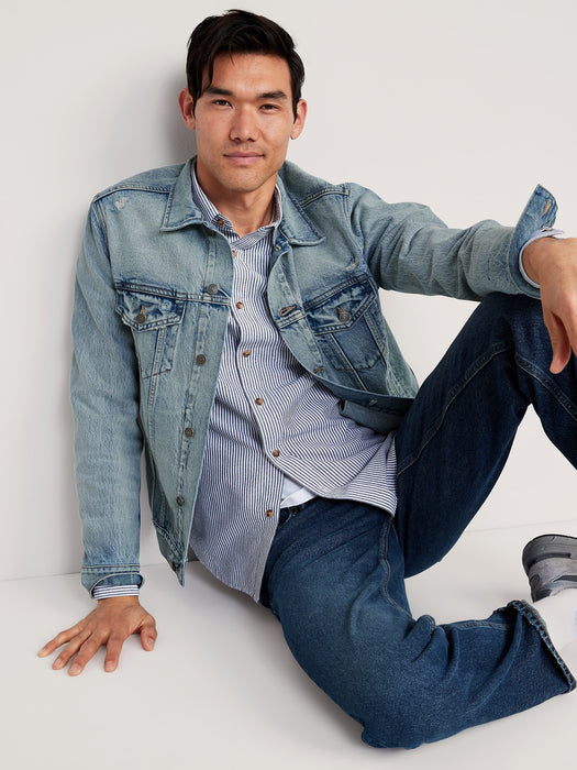 Non-Stretch Jean Jacket for Men