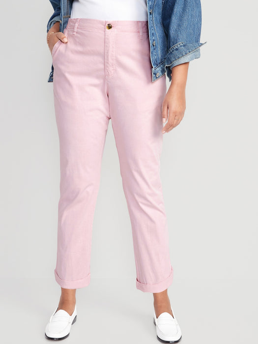 High-Waisted OGC Chino Pants for Women