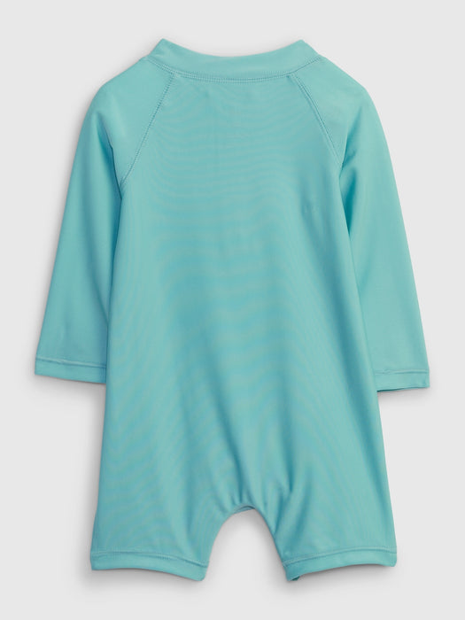 Baby Recycled Swim Rash Guard One-Piece