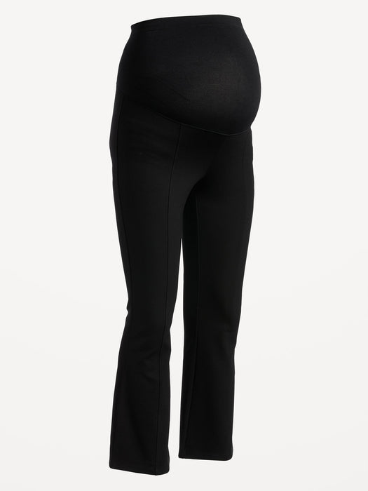 Maternity Full Panel Stevie Cropped Flare Pants