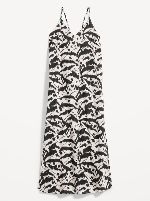 Tie-Back Maxi Slip Dress