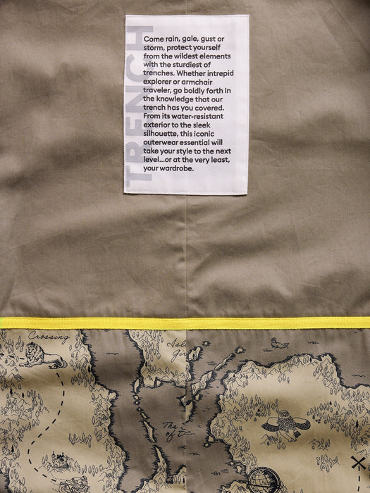 Water-Resistant Trench Coat