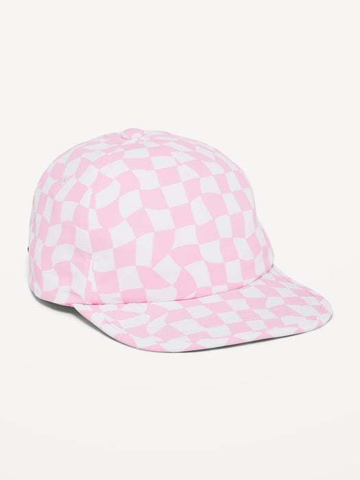 Nylon Printed Gender-Neutral Crushable Hat for Kids