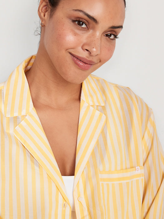 Matching Printed Pajama Set for Women