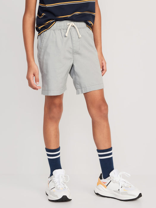 Twill Non-Stretch Jogger Shorts for Boys (Above Knee)
