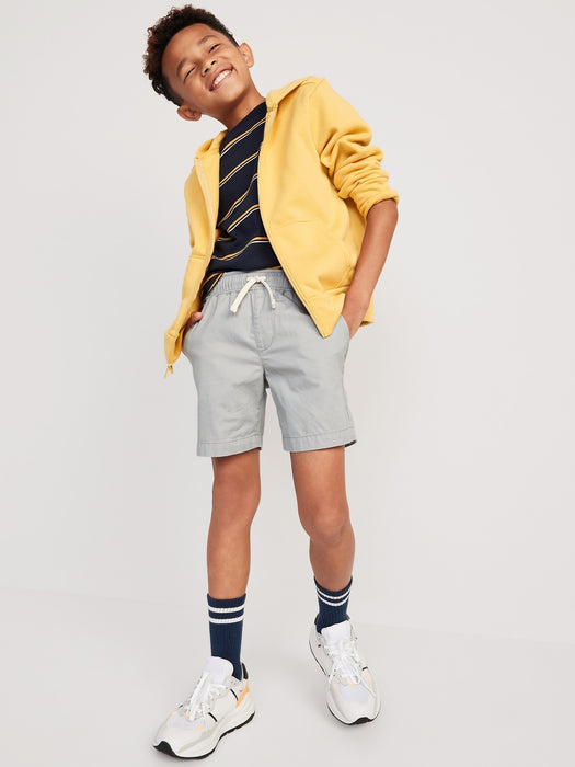 Twill Non-Stretch Jogger Shorts for Boys (Above Knee)
