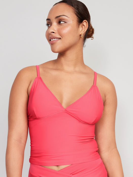 V-Neck Tankini Swim Top for Women
