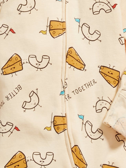 Unisex 2-Way-Zip Footie Sleep & Play One-Piece 5-Pack for Baby