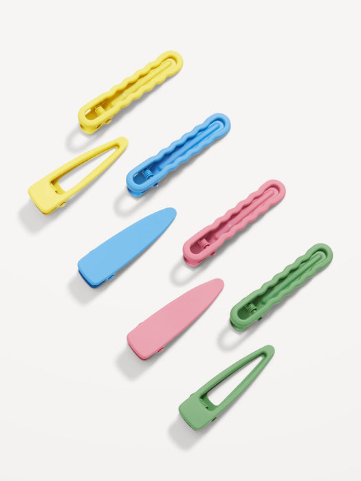 Colorful Snap Hair Clips Variety-Pack for Girls