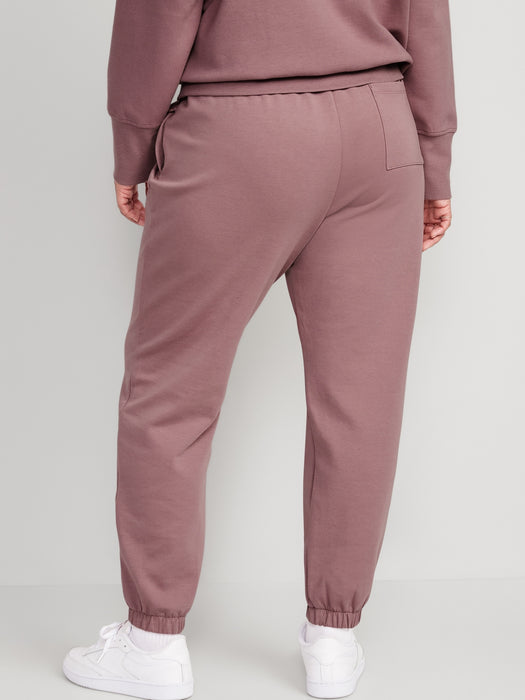 High-Waisted Dynamic Fleece Pintucked Sweatpants for Women