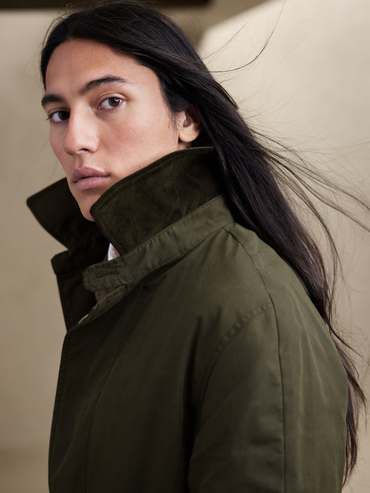 Water-Resistant Car Coat