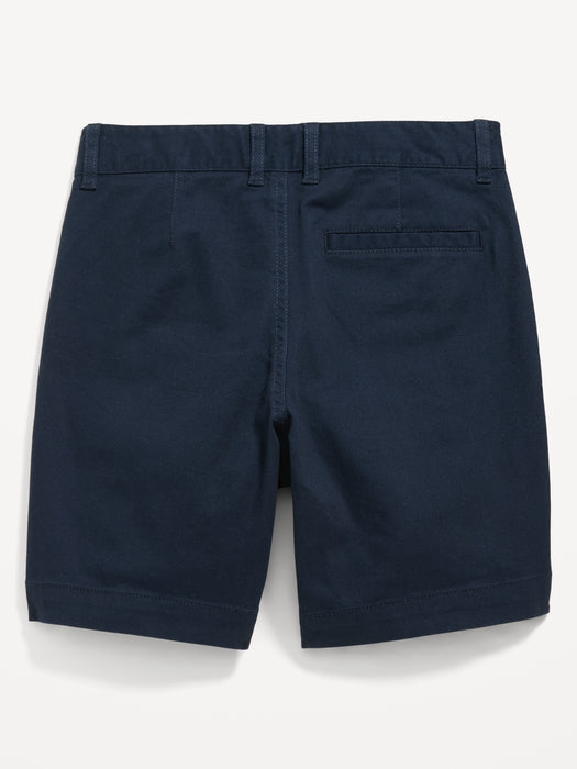 Straight Twill Shorts for Boys (Above Knee)