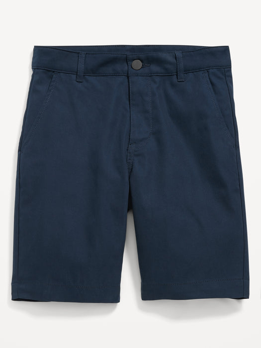 Straight Built-In Flex Tech Twill  Uniform Shorts for Boys (At Knee)