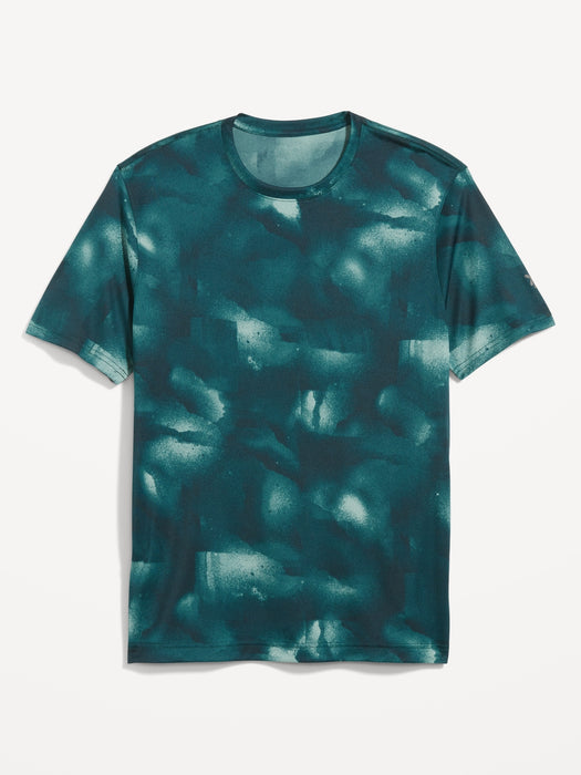 Go-Dry Cool Odor-Control Printed Core T-Shirt for Men