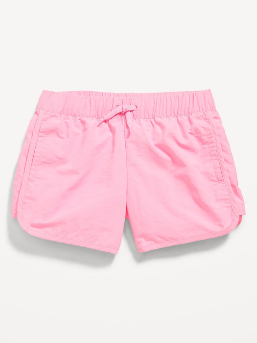 Dolphin-Hem Board Shorts for Girls