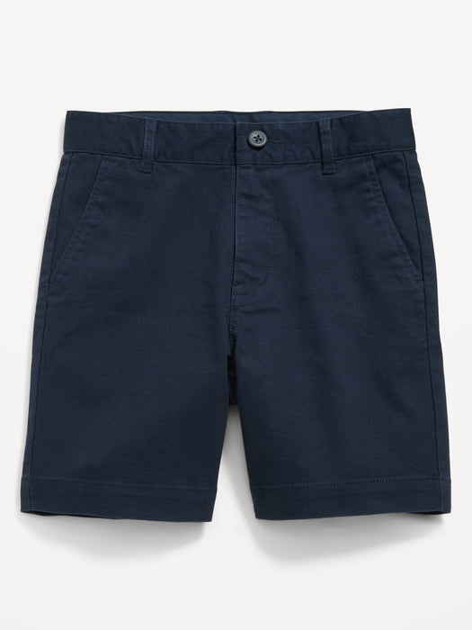 Built-In Flex Straight Twill Shorts for Boys (Above Knee)