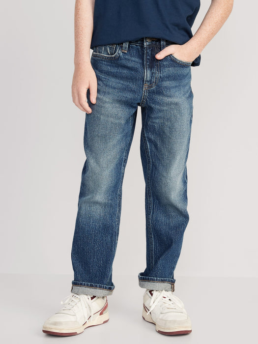 Built-In Flex Loose Straight Jeans for Boys
