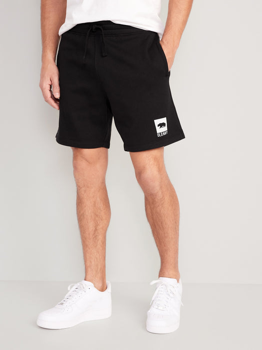 Fleece Logo Shorts for Men -- 7-inch inseam