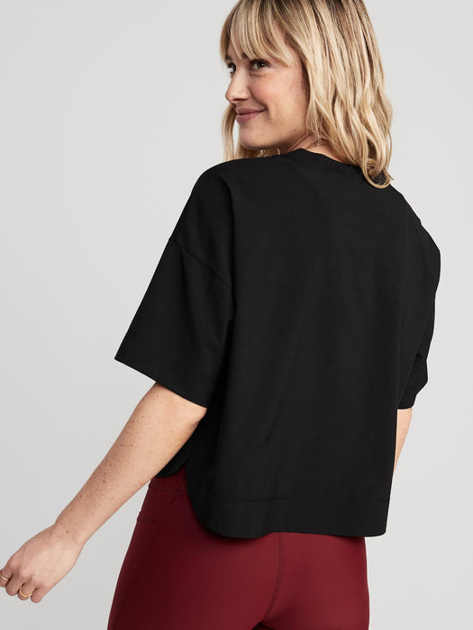 StretchTech Cropped T-Shirt