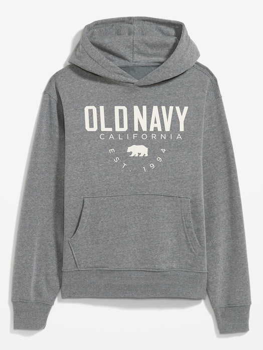 Logo-Graphic Pullover Hoodie for Men